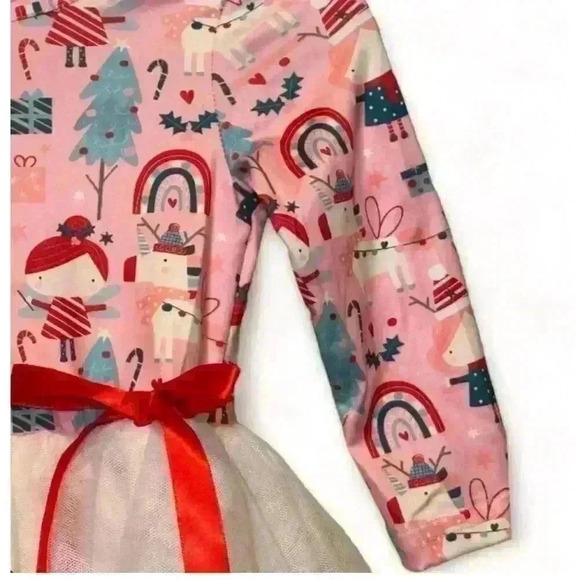 NWT-Pete & Lucy-Toddler Girl's Holiday Tulle Dress 2T - Picture 2 of 4